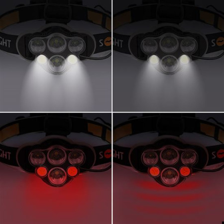 Stirnlampe Solight LED 550lm