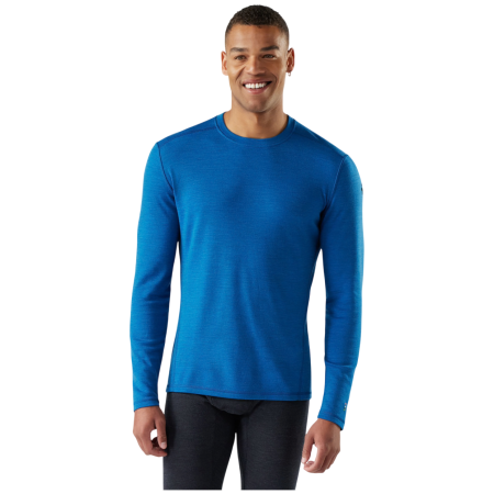 Herren-Funktionsshirt Smartwool M Classic Thermal Merino Base Layer Crew blau NIVAL BLUE