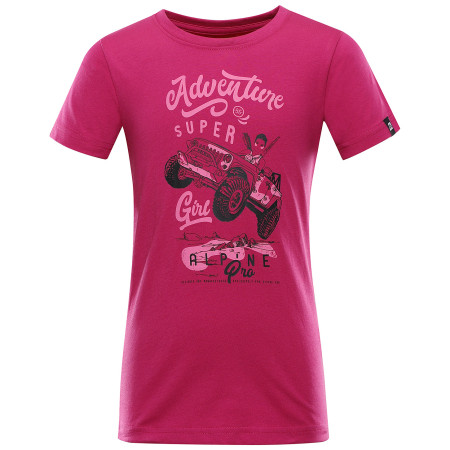 Kinder-T-Shirt Alpine Pro Beto rosa fuchsia red
