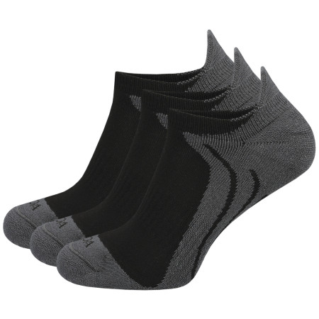 Socken MOOA Bamboo Active Low 3-pack schwarz/grau Black/Grey