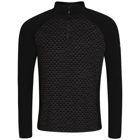 Herren-Funktionsshirt Zulu Merino 240 Zip Long schwarz Black