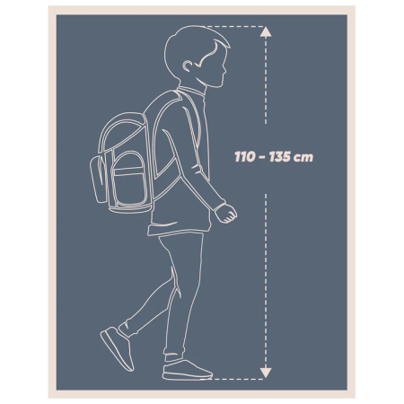 Schulrucksack für Unterstufe Baagl Zippy