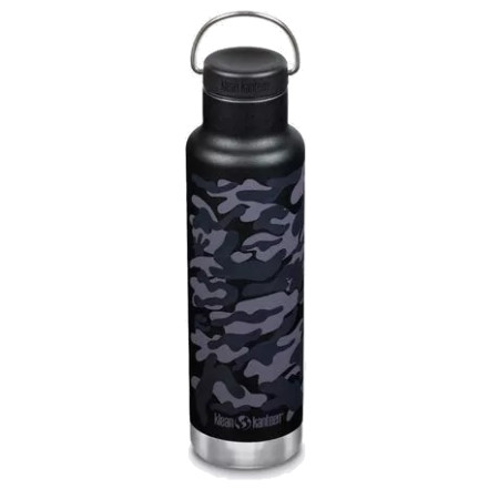 Thermoflasche Klean Kanteen Insulated Classic 592 ml schwarz black camo