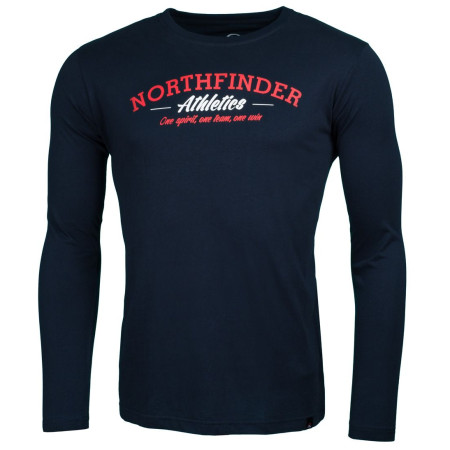 Herren-T-Shirt Northfinder Manilo blau Darknavy