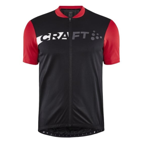 Herren Radtrikot Craft CORE Endur Logo schwarz/rot Black