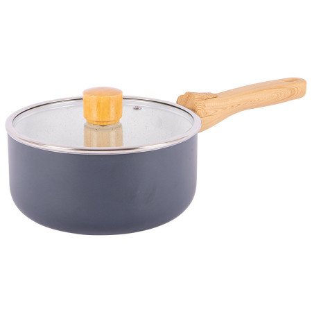 Kochtopf Bo-Camp Saucepan Quayside Ø18 grau/braun Grijs