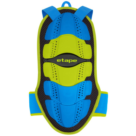Kinder Rückenprotektor Etape Junior Fit blau/grün limeta/modrá