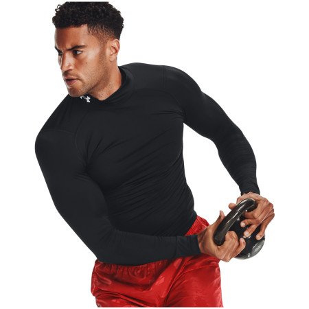 Herren-T-Shirt Under Armour HG Armour Comp Mock LS