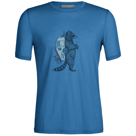 Herren-T-Shirt Icebreaker Men Tech Lite II SS Tee Waschbar Wandering blau azul