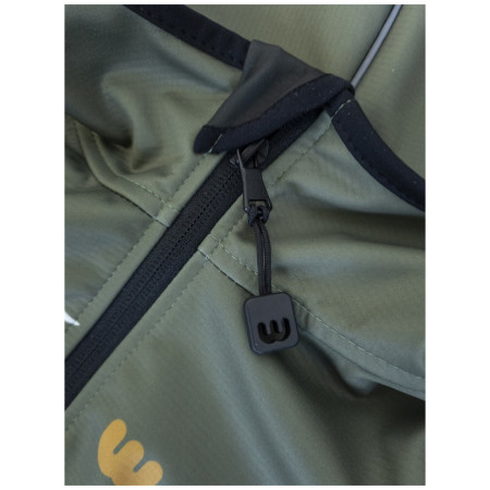Kinder-Softshell-Jacke WAMU Khaki