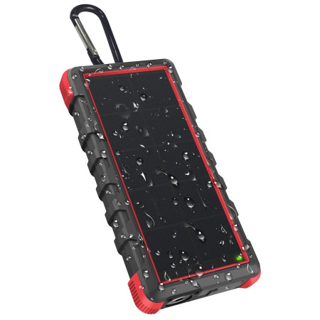 Solar-Powerbank OUTXE Savage IP67 - 24000mAh schwarz