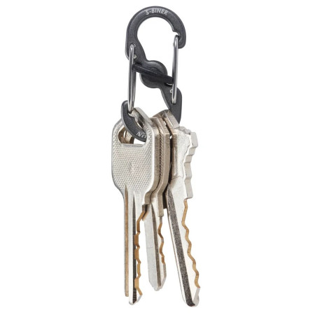 Hilfskarabiner Nite Ize S-Biner Microlock hliník