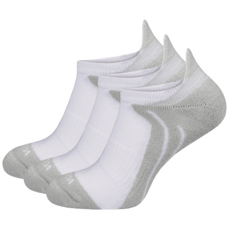 Socken MOOA Bamboo Active Low 3-pack weiß/grau White/Grey