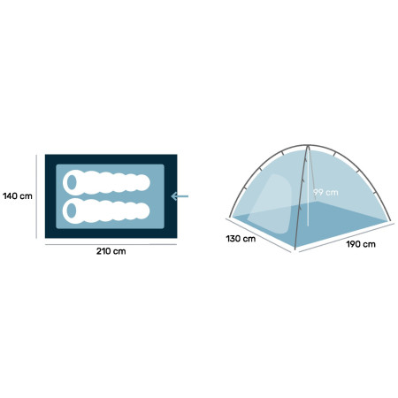 Zelt Zulu Easy Tent 2