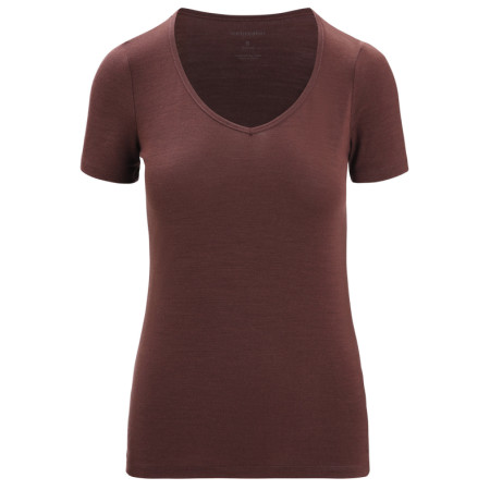 Damen-Funktionsshirt Icebreaker Women Siren SS Sweetheart braun Umber