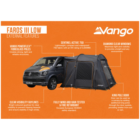 Vorzelt Vango Faros III Low