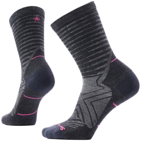 Socken Smartwool Women's Run Zero Cushion Crew Socks grau