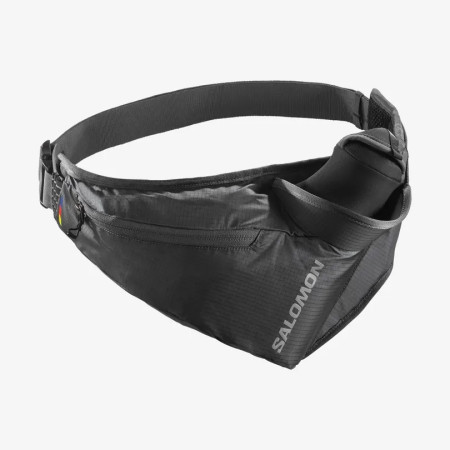 Hüfttasche Salomon Cross Season Bottle schwarz ebony