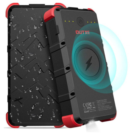 Kabellose Powerbank OUTXE PBW2W-RB schwarz