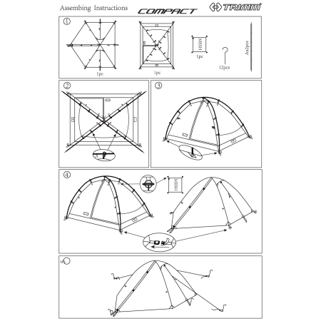 Wanderzelt Trimm Comet