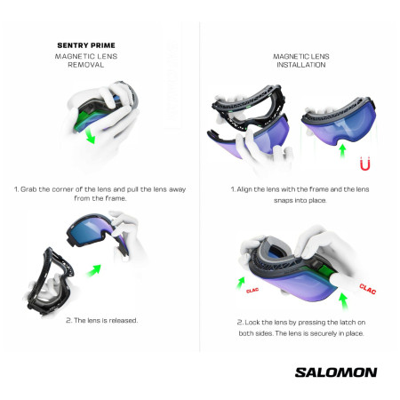 Skibrille Salomon Sentry Prime Sigma +1Lens