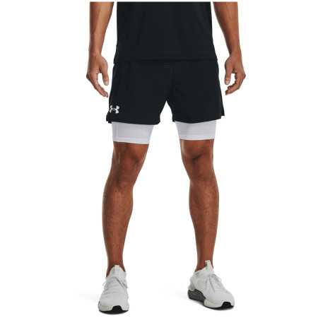 Herrenshorts Under Armour Vanish Wvn 2in1 Vent Sts schwarz/weiß Black / White / White