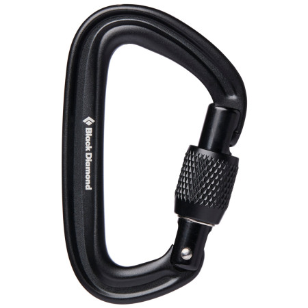 Karabiner Black Diamond Liteforge Screwgate schwarz Black