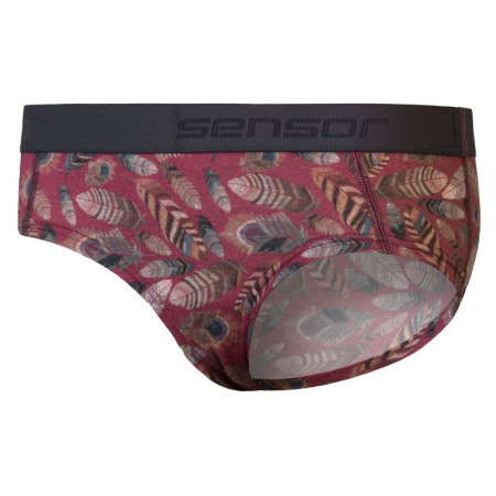 Damenhöschen Sensor Merino Impress rosa Lilla/Feather