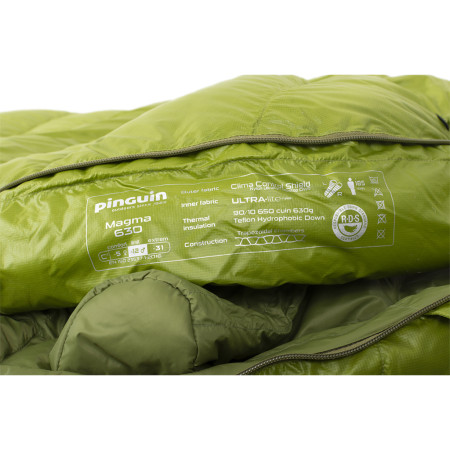 Daunenschlafsack Pinguin Magma 630 195 cm
