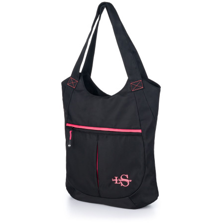Umhängetasche Loap Binny schwarz/rosa