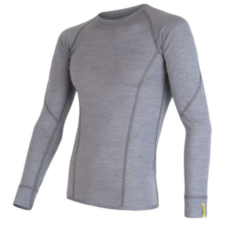 Herren-Funktionsshirt Sensor Merino Wool Active Langarmshirt grau Grey