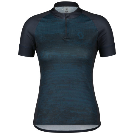 Damen-Radtrikot Scott Endurance 30 SS dunkelblau dark blue/metal blue