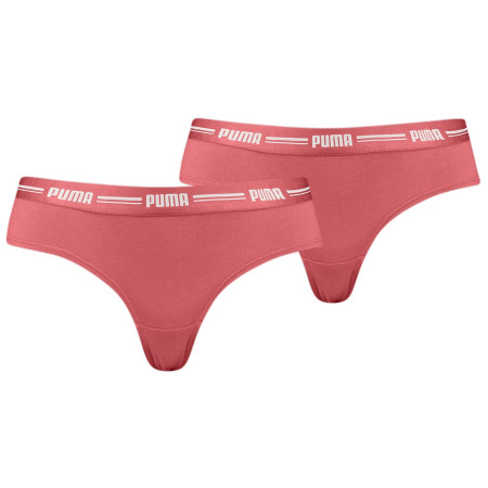 Damenhöschen Puma Puma Women Brazilian 2P Pack rot Red