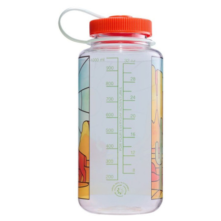 Flasche Nalgene Wide Mouth 1l Clear Stained Glass
