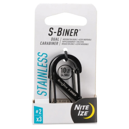 Hilfskarabiner Nite Ize S-Biner Stainless Steel #3