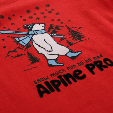 Kinder-T-Shirt Alpine Pro Ecco 2 Red
