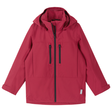 Wasserdichte Kinderjacke Reima Saarela Cranberry weinfarbe Cranberry