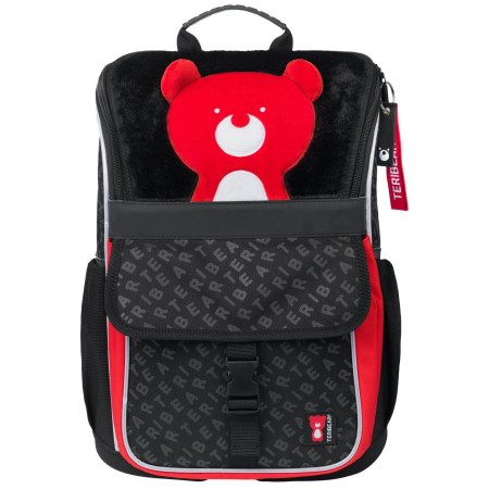 Schulranzen Baagl Zippy TERIBEAR schwarz/rot