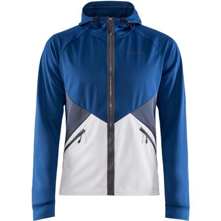 Herrenjacke Craft Glide Hood blau BeatAsh