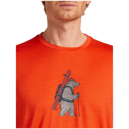 Herren T-Shirt Icebreaker Men Merino 150 Tech Lite Bear Tour