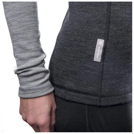 Damen-Funktionsshirt Sensor Merino Bold dl. rukáv zip