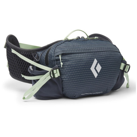 Hüfttasche Black Diamond Pursuit 6 Waist Pack grau/grün Carbon-Foam Green (9493)
