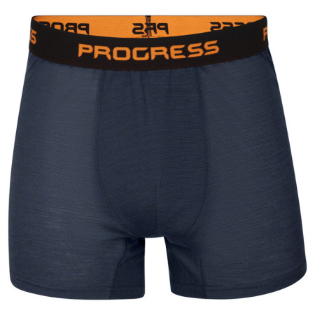 Herren funktionelle Boxershorts Progress MA SKN 125 schwarz/blau černo-modrá