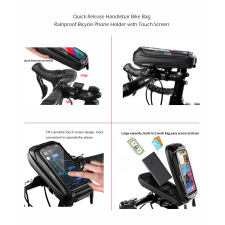 Wasserdichte Hülle Swissten Waterproof Bike Holder