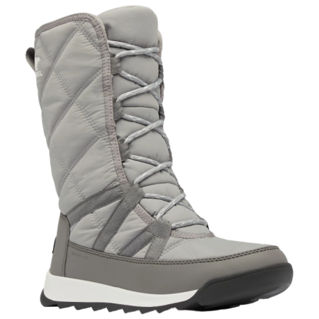 Damen Winterschuhe Sorel Whitney™ II Plus Tall Lace Wp hellgrau Chrome Grey, Quarry