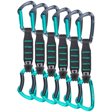 Express Skylotec Lime Set Nylon PRO - 6 PACK grau/grün Anthracite/Acquamarine