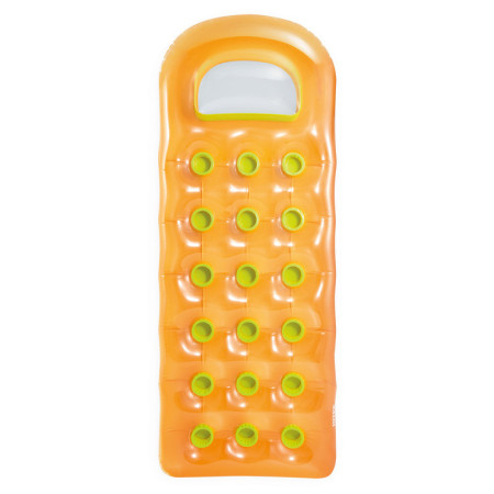 Aufblasbare Luftmatratze Intex 18-Pocket Suntanner 59895EU orange/gelb