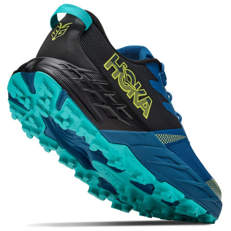Kinderschuhe Hoka Speedgoat 7 Big Kids Black/Night Glow Blue