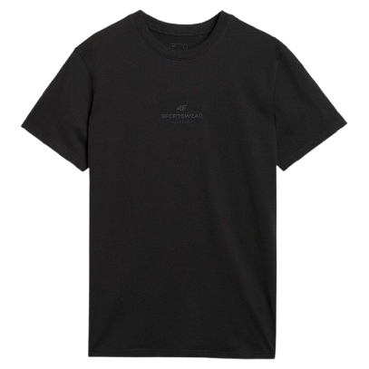 Herren-T-Shirt 4F Tshirt M2961 schwarz DEEP BLACK