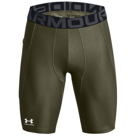 Herren-Funktionsunterhosen Under Armour HG Armour Lng Shorts dunkelgrün MarineODGreen/White